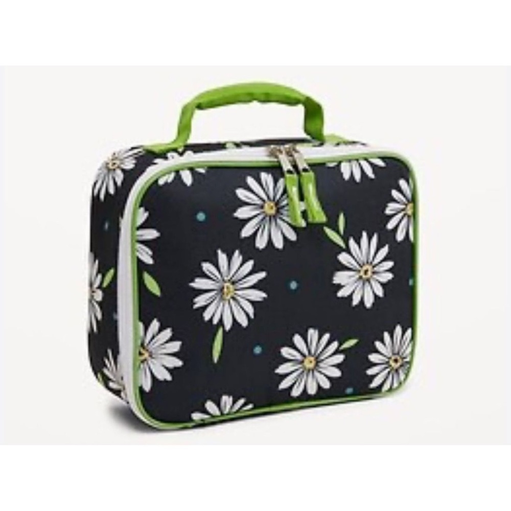 OLD NAVY Daisy Patterned Canvas Lunch Bag for Girls